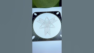 The Elegance of an Intricate Star #spirographshr #satisfying #spirograph #usa #art #asmr #asmrvideos