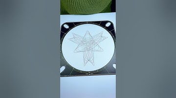 The Elegance of an Intricate Star #spirographshr #satisfying #spirograph #usa #art #asmr #asmrvideos