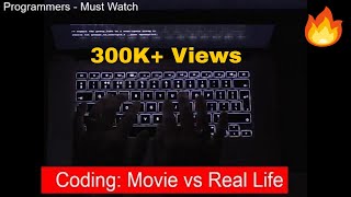 Coding in movies vs real life 💻 | Programming in movies vs real