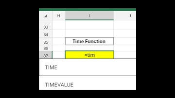 Time Function in Excel || Time Formula in Excel #time #excel #exceltricks #short