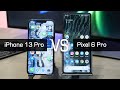 Скорость в интерфейсе Google Pixel 6 Pro vs Apple iPhone 13 Pro