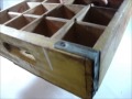 Wooden Coke Coca-Cola Soda 24 Slots Bottle Crate Wooden Coke Coca-Cola Soda 24 Slots Bottle Crate