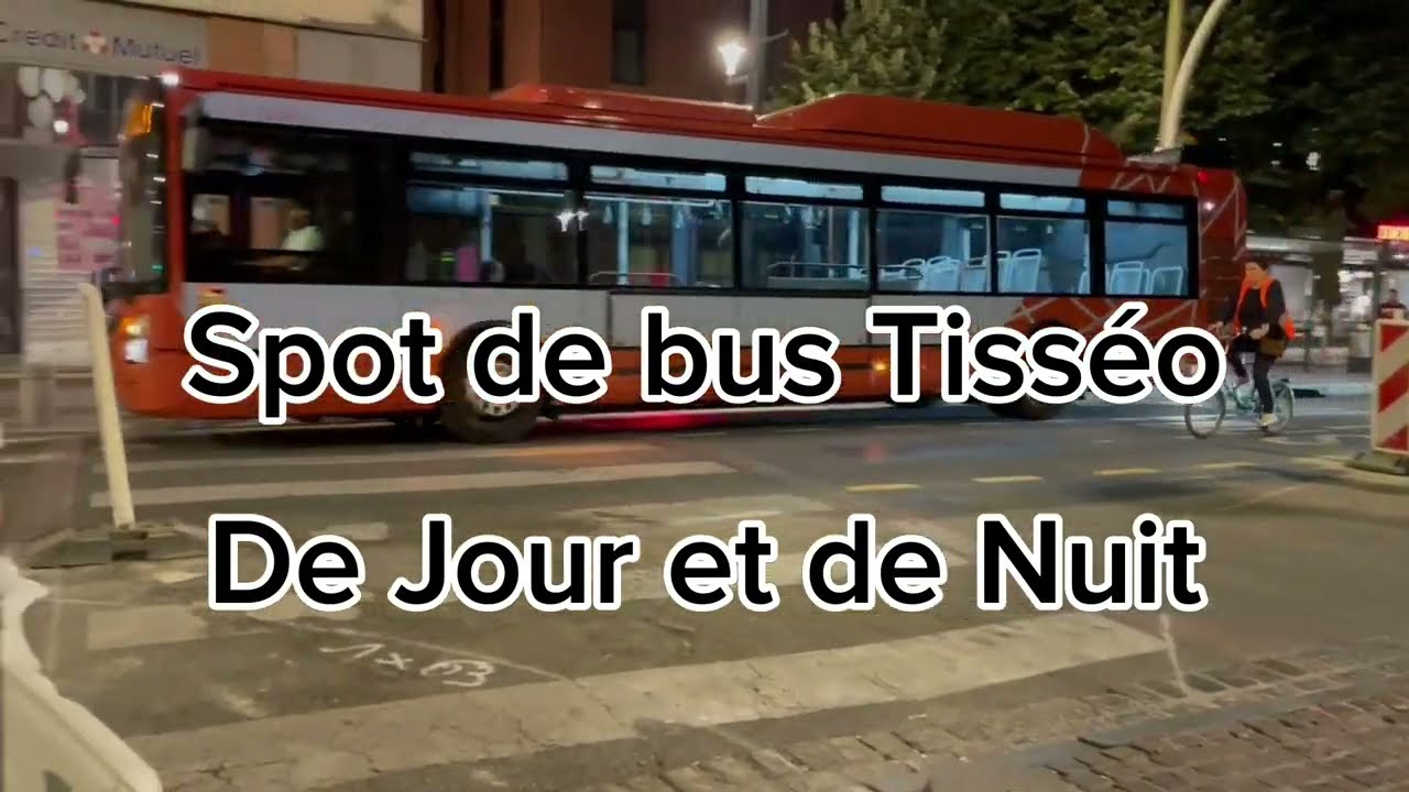 Spot de bus Tisséo de jour et de nuit !