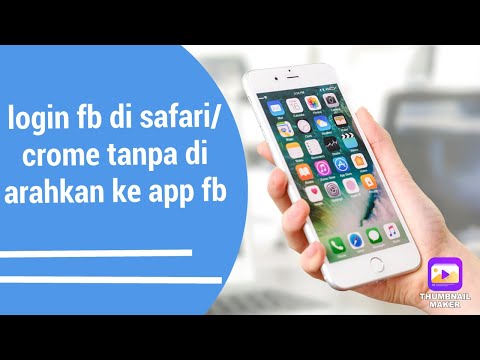 CARA LOGIN FB DI BROWSER SAFARI/CROME TANPA MASUK KE APLIKASI FACEBOOK