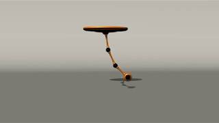 Hinge pendulum settle