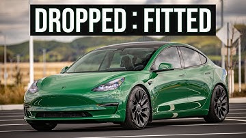 2023 Model 3 Performance dropped on ZEV Springs by Eibach  and wheel spacers!!!!