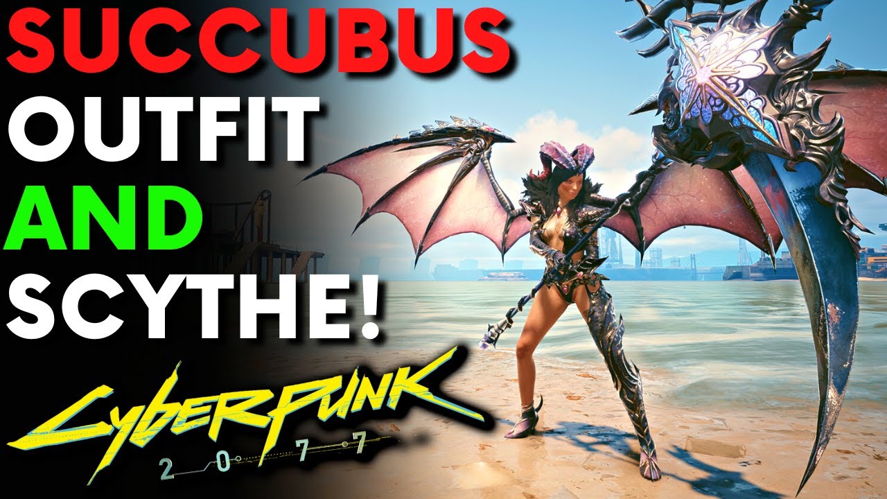 Cyberpunk 2077 - Succubus Outfit And Scythe! | Succubus Outfit Mod! - YouTube