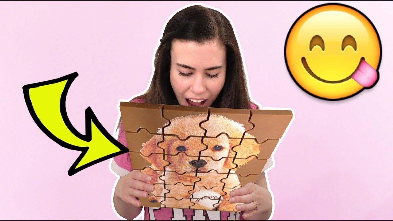 roblox download EATING A PUZZLE?!? REAL CHOCOLATE!!!