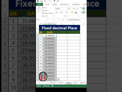 fixed digit after decimal in excel#shorts #excelshortsvideo #excel