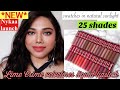 *NEW* 25 Lime Crime Velvetines liquid lipstick swatches on dusky Indian skin tone 2020