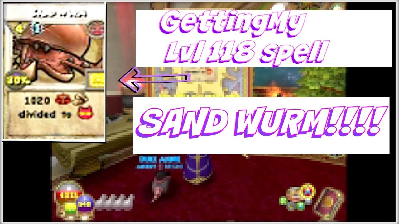 Wizard101| Getting Sand Wurm!!