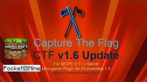 CaptureTheFlag v1 6 | Update #1 for MCPE 0.11 | Poketmine 1.5