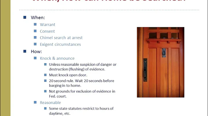 Search Warrants and Fourth Amendment Protections: Criminal Procedure Explained