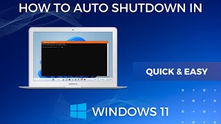 how to auto shutdown windows 11 | shutdown timer windows 11