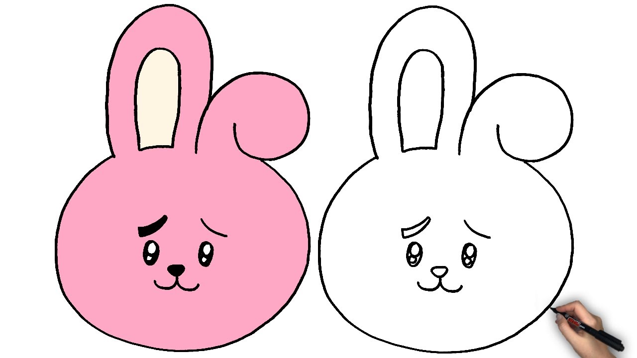 Bt21のクッキーの描き方 How To Draw A Cooky Youtube