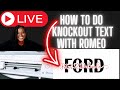 LIVE: Let&#39;s learn how to do knockout text just in time for Valentine&#39;s Day #siserromeo #livecrafting