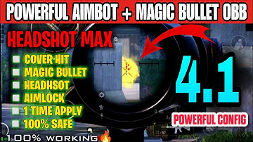 BGMI 4.1 AIMBOT OBB | BGMI 4.1 NO RECOIL CONFIG | BGMI NO RECOIL CONFIG 4.1 [100% Safe No Ban ]