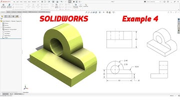 SolidWorks Tutorial – Example 04 | Simple 3D Modeling for Beginners