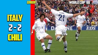 Chili vs Italy 2 - 2 Exclusives Version Full Highlight Group Stage World Cup 98 HD