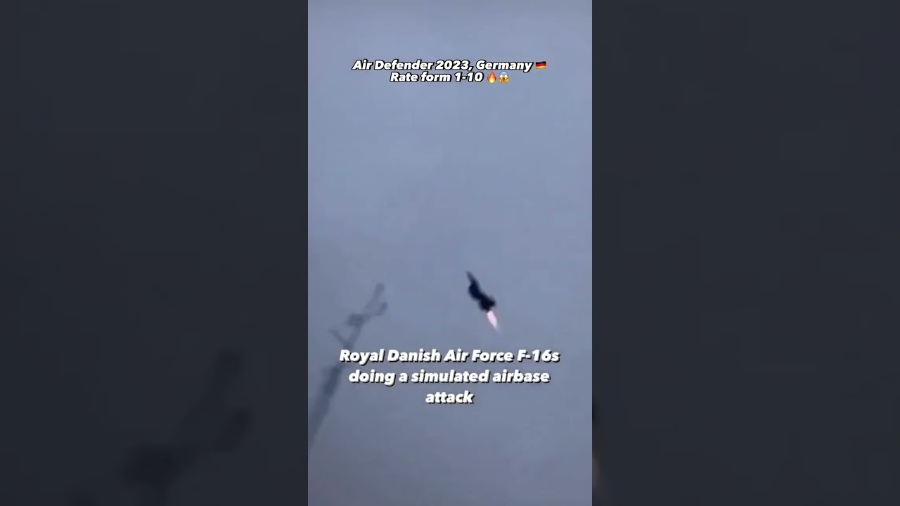 Royal Danish Airforce simulated airbase ATTACK 😳🚀🔥 