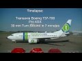Timelapse! Transavia Boeing 737-700 from arrival to departure at Rotterdam Airport!