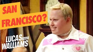Dafydd Leaves The Village for the USA?! | Little Britain | Lucas and Walliams