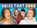 TEENS GUESS THAT SONG CHALLENGE #4 (REACT)