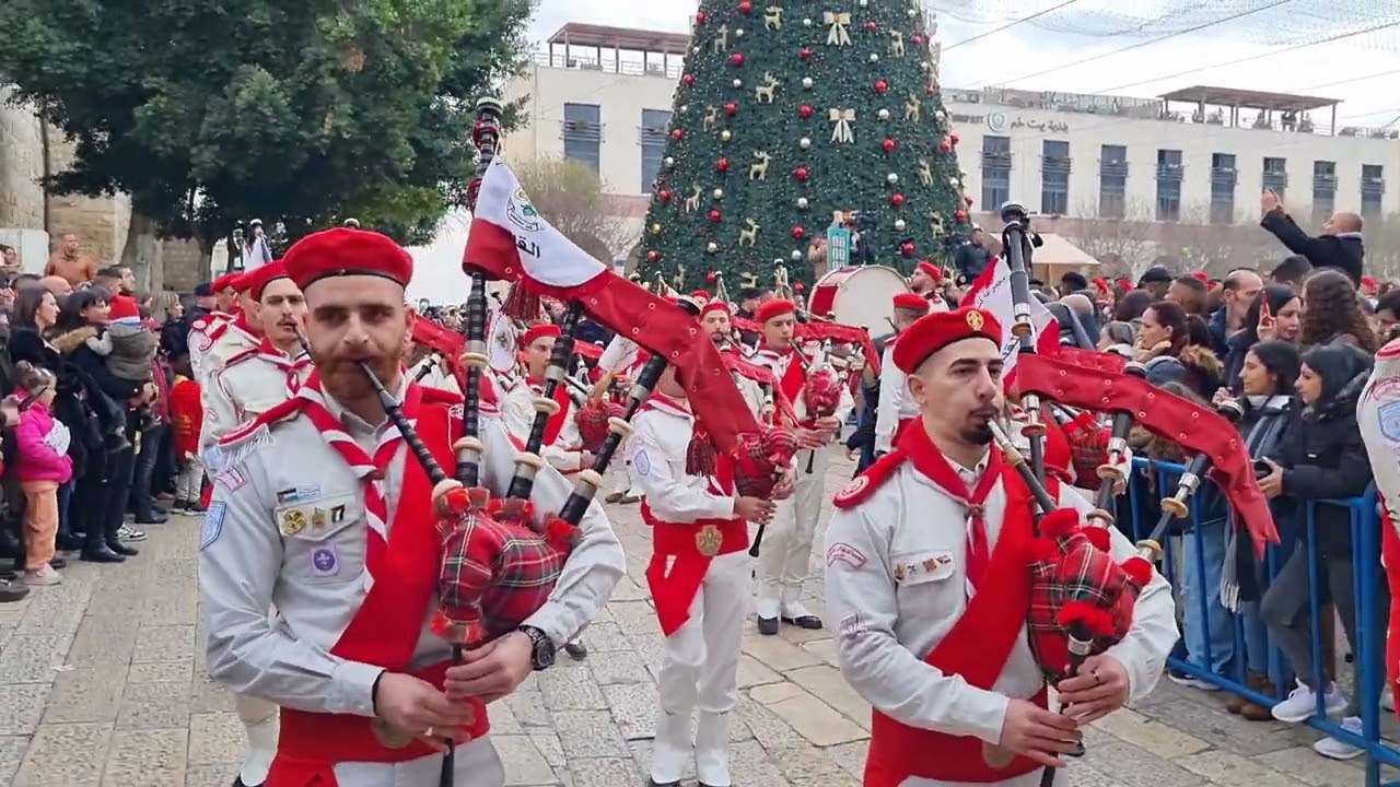 مجموعة كشافة الروم الكاثوليك القدس   بيت لحم 24 كانون الاول 2022 تصوير كريستيان لاند سينت جوني