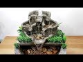 How to make amazing beautiful awesome cemented waterfall fountain water fountain