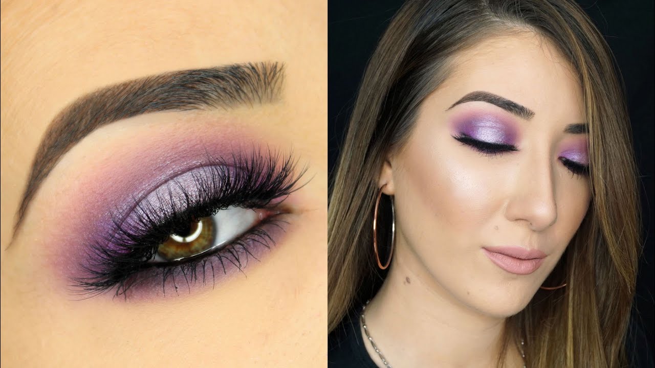 Pink And Purple Halo Smokey Eye Makeup Tutorial YouTube