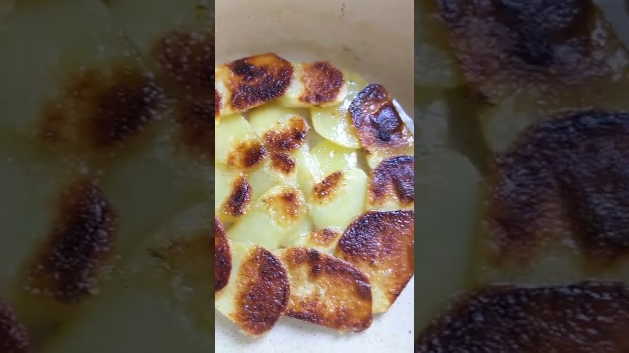 Making Cooking Haru Style Cheesy Potatoes shorts YouTube