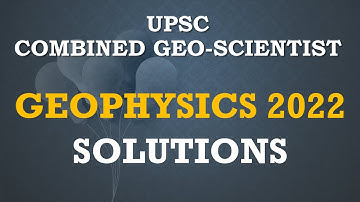 Geophys 2022 paper solution| UPSC combined geo scientist exam 2022| General studies paper solutions|
