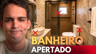 BANHEIRO PEQUENO: Dicas para deixar mais BONITO e FUNCIONAL