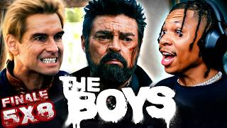THE BOYS 5x8 SERIES FINALE REACTION!!! | BLOOD &amp; BONE | BUTCHER vs HOMELANDER!