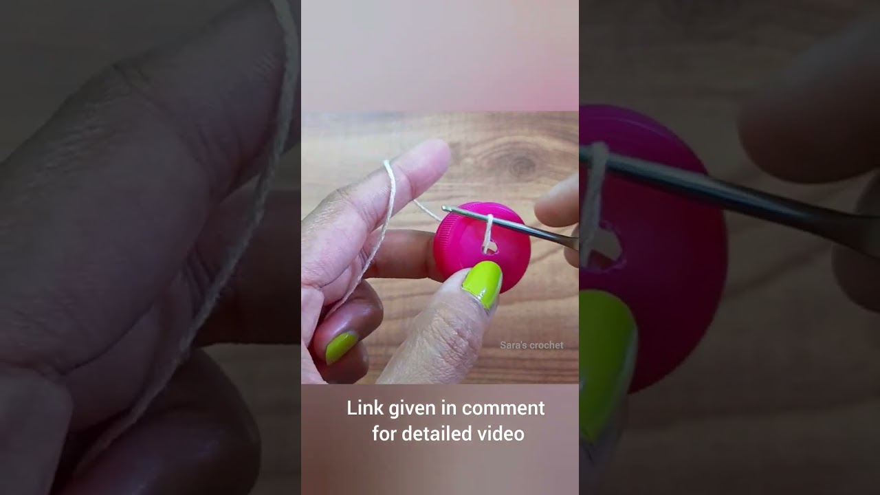 how to crochet beautiful flower keyring from bottle cap