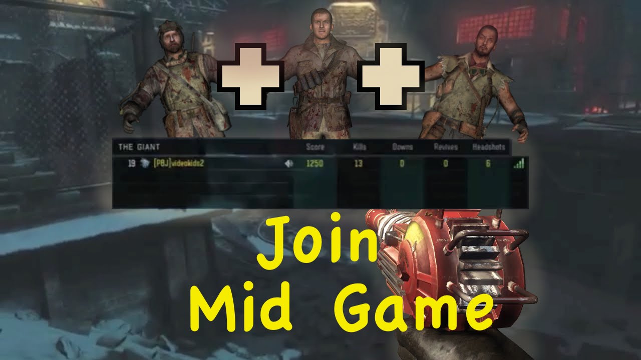 Call Of Duty Black Ops 3 Zombies How To Join A Match Mid Game YouTube 