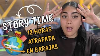 ⏳ 12 HORAS en el AEROPUERTO de Madrid: así fue mi llegada a España🇪🇸 |Storytime real