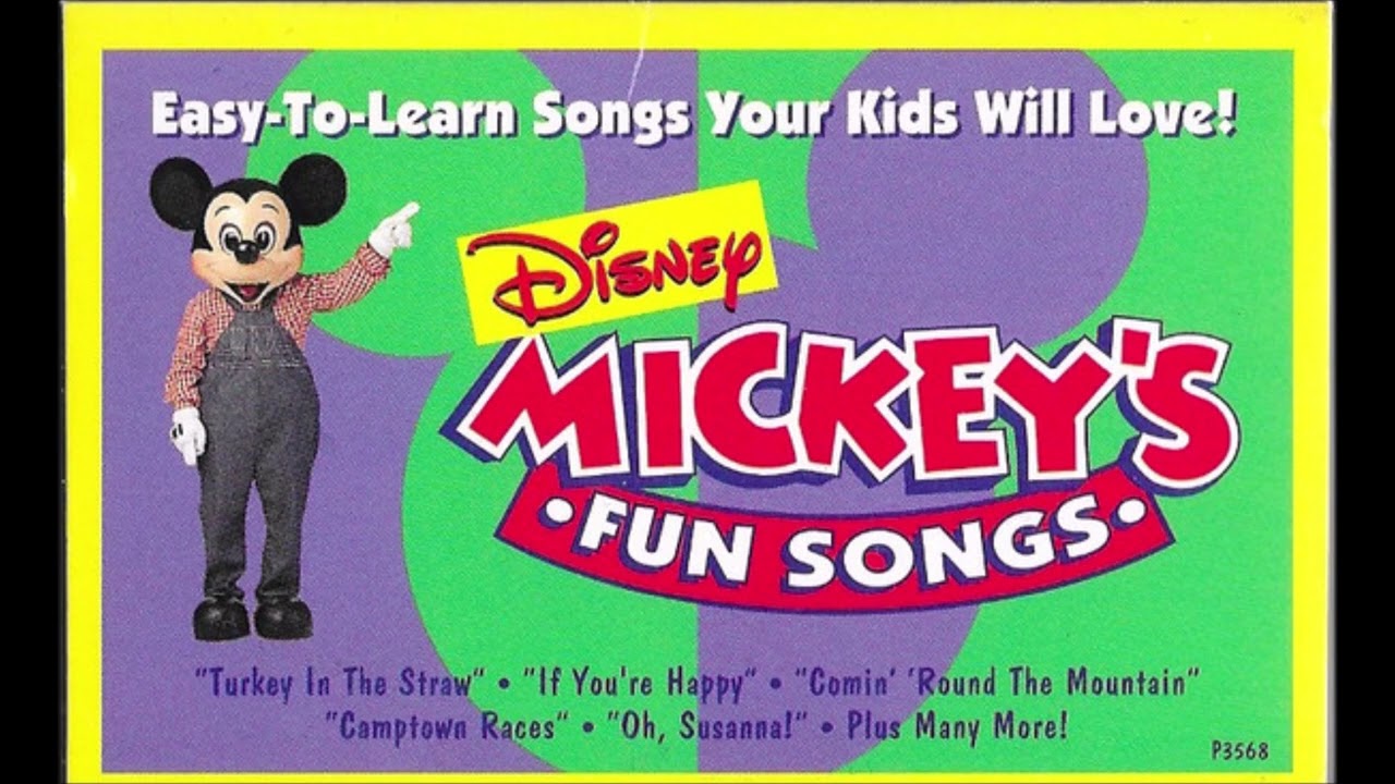 Mickey's Fun Songs (1994 FULL CASSETTE)