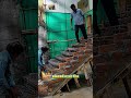 Skilled Construction Workers Fitting Staircase Iron Structure#shorts #construction #satisfying #fyp
