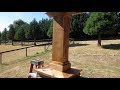 Cedar Column Wraps for the Covered Deck