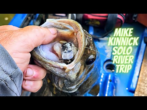 Mike Kinnick Solo River Trip | BigBaitPosse | Kayak Bass Fishing