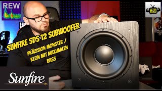 Sunfire SDS 12 Subwoofer   Präzision Monster / Klein mit maximalen BASS / Review / TEST / Messung /