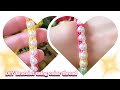 DIY Bracelet using color thread