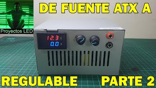 De fuente ATX a fuente variable. parte 2