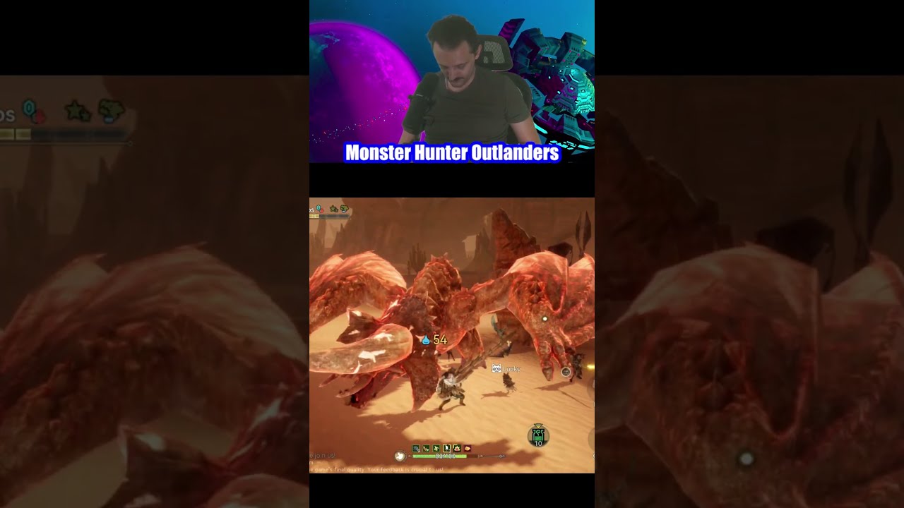 Ouyang Varen hunts Diablos w/ Lance! | Monster Hunter Outlanders | Closed Beta Test | Mobile #ad