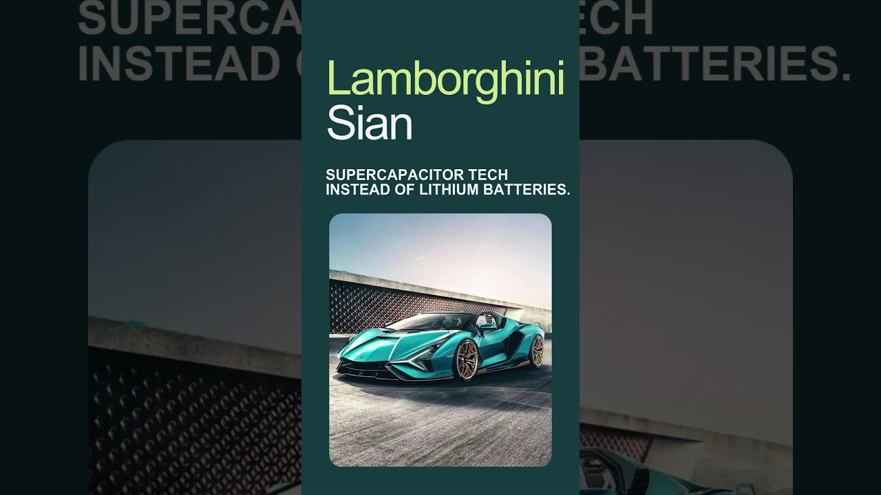 Lamborghini Sián – The V12 Hybrid Supercar That Shocks the Future ⚡🔥