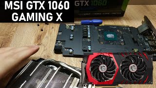 MSI GTX 1060 GAMING X 3G disassembly and PCB overview