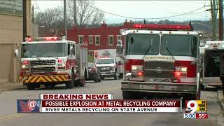 Possible explosion at Lower Price Hill scrap metal recycling company