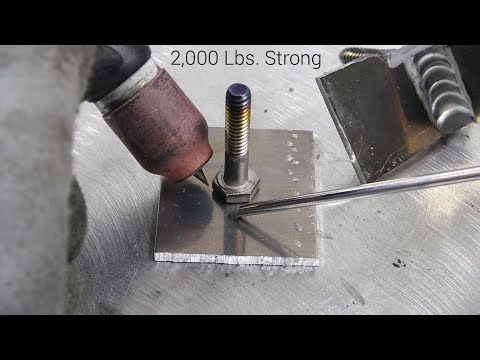 Video: Kan du svejse aluminium til rustfrit stål?