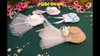 DIY,Making Hat With Plastic Bottles Cap,Wedding Favors,Pet Şişe Kapaklarından Şapka Yapımı,Hediyelik